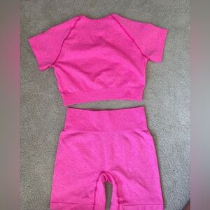 Hot Pink 2-Piece Activewear Set